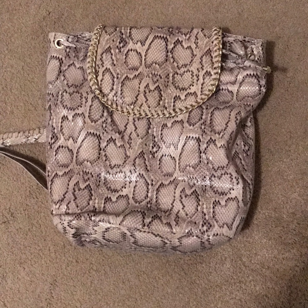 Snakeskin Steve Madden backpack